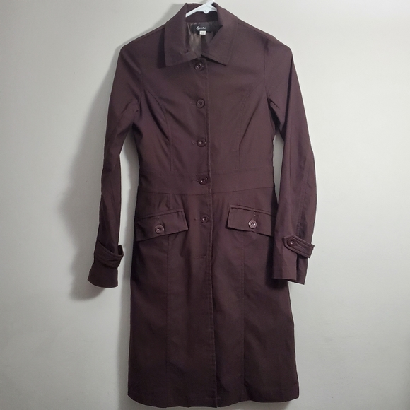 Ezzentric Jackets & Blazers - Brown Trench Coat
